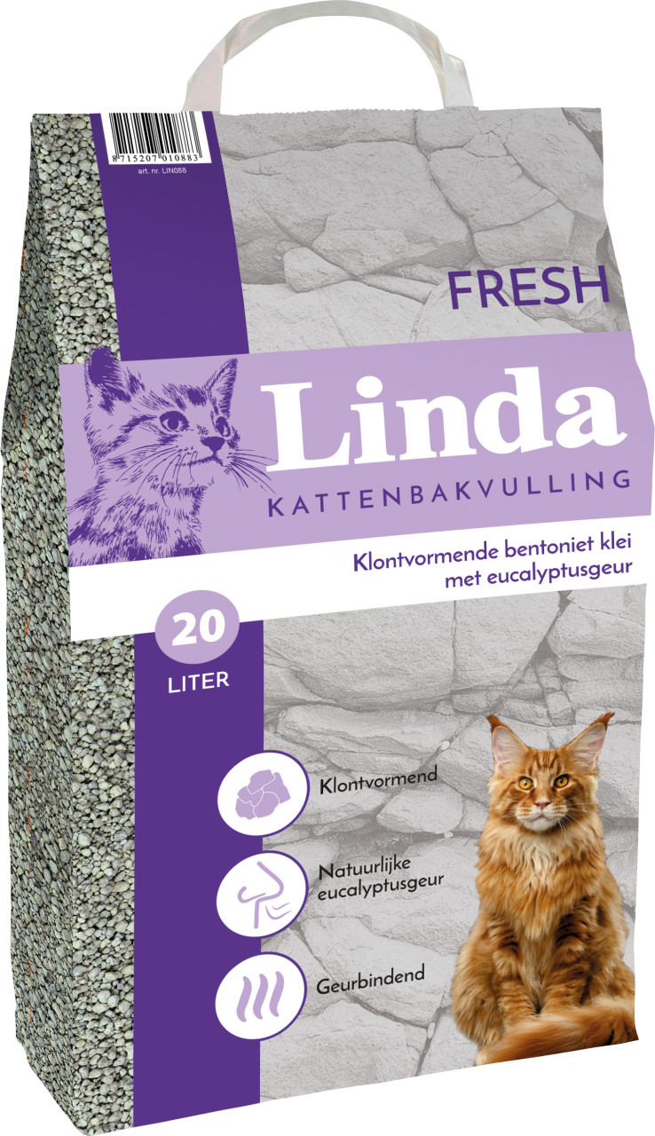 accumuleren Cerebrum Lelie Linda kattenbakvulling Fresh 20 ltr | Hoodie Dier XL