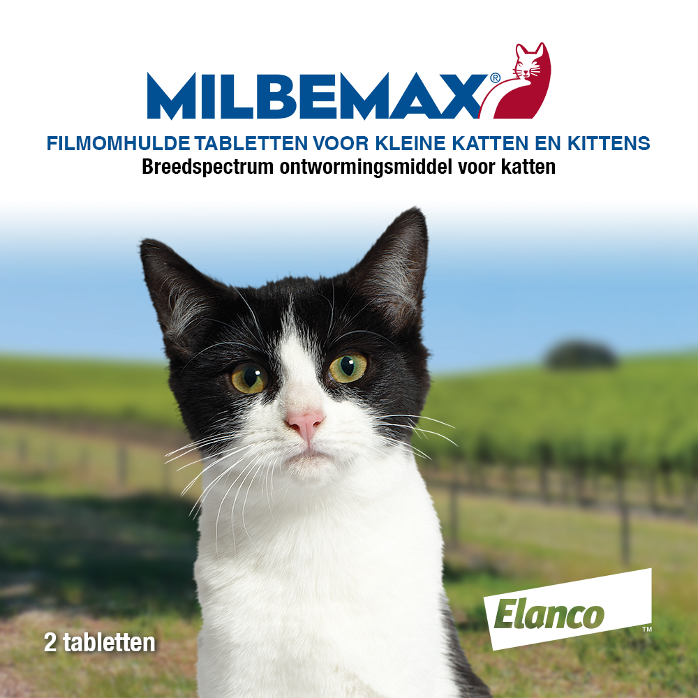 Onweersbui banaan binnen Milbemax tabletten kleine kat/kitten 0,5 - 2 kg 2 st | Hoodie Dier XL