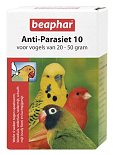Beaphar Anti-Parasiet 10 vogels van 20-50 gr