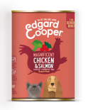 Edgard & Cooper hondenvoer Senior kip en zalm 400 gr