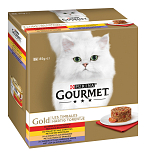 Gourmet kattenvoer Gold Hartig Torentje 8 x 85 gr