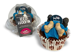 Barking Bakery Carob Woofin with Blue Frosting