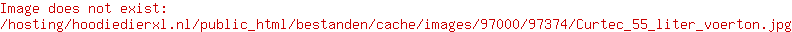 CurTec Voerton met Schroefdeksel Rood/Wit 55 ltr