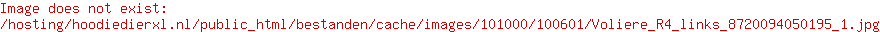 Voldux Voliere R4 Deur Links