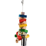 Flamingo Vogelspeelgoed Rainbow Bell Multi