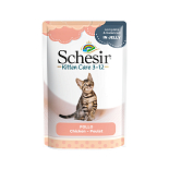 Schesir Kattenvoer Kitten 3-12 Kip Gelei 85 gr