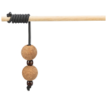 TRIXIE Kattenspeelgoed Speelhengel met Kogels Citystyle Hout/Kurk
