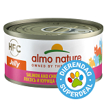Almo Nature kattenvoer HFC Jelly zalm en kip 70 gr
