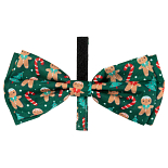 FuzzYard Bowtie Jolly Gingerbread & Canes