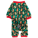 FuzzYard Pyjama Jolly Gingerbread & Canes