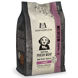 Monopets Hondenvoer Fresh Meat Puppy Medium Lamb 2 kg