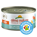 Almo Nature kattenvoer HFC Jelly forel en tonijn 70 gr