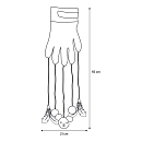 Flamingo Kattenspeelgoed Marion Handschoen met Speeltjes