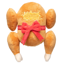 FuzzYard Hondenspeelgoed Let's Get Basted Roast S