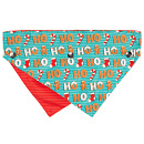 FuzzYard Bandana Ho Ho Ho Gingerbread Teal