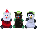 Hondenspeelgoed kerst met piep assorti 26 cm