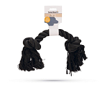 Beeztees Flossytoy 2 Knopen Zwart