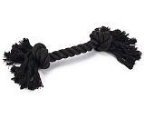 Beeztees Flossytoy 2 Knopen Zwart