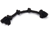 Beeztees Flossytoy 4 Knopen Zwart