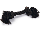 Beeztees Flossytoy 2 Knopen Zwart