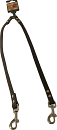 Splitter 47 cm x 16 mm donkerbruin