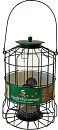 Voederautomaat voor kleine vogels metaal groen