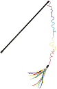 Beeztees kattenhengel regenboog