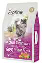 Profine kattenvoer Derma Adult Salmon <br>10 kg