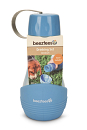 Beeztees draagbare drinkset Aventura blauw 850 ml