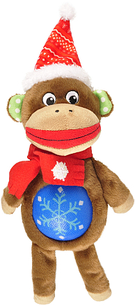 Kerstspeelgoed Aap TPR belly