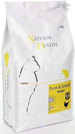 Natural Health kattenvoer Pure & Simple Senior 7,5 kg