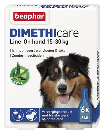 Dimethicare Line-on hond 15-30 kg <br>6 pipetten