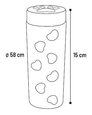 Flamingo Snack Dispenser Deru Beige