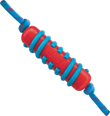 Kong Jaxx Brights Stick met Touw Assorti L