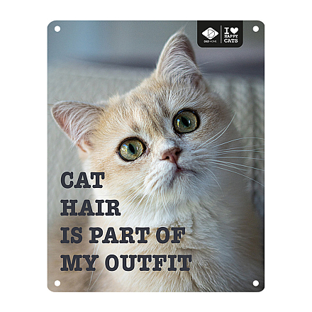 D&D I Love Happy Cats Muurbord Cat Hair