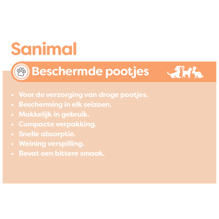 Sanimal Beschermde Pootjes 70 ml