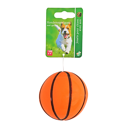 Hondenspeelgoed Basketbal met Piep 8 cm