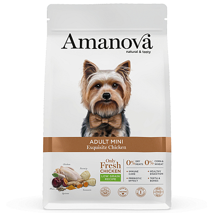 Amanova Hondenvoer Adult Mini Exquisite Chicken 7 kg