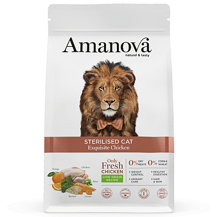 Amanova Kattenvoer Sterilised Exquisite Chicken 300 gr