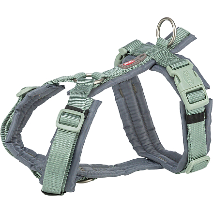 TRIXIE Hondentuig Premium Trekking Salie/Grafiet