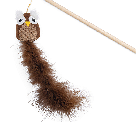 Beeztees Kattenhengel met Uil