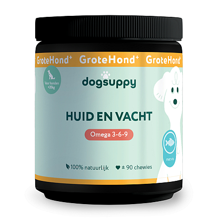 Dogsuppy GroteHond Huid & Vacht 90 st