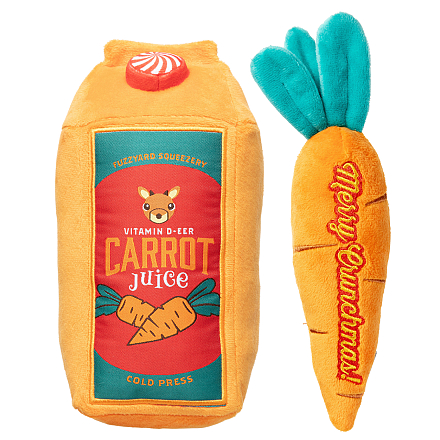 FuzzYard Hondenspeelgoed Reindeer Carrot Juice & Carrot