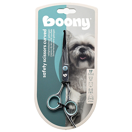 Boony Veiligheidsschaar Gebogen 17 cm