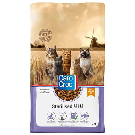Carocroc Kattenvoer Sterilised 7 kg