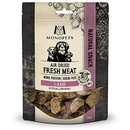 Monopets Air Dried Pops Lamb 100 gr