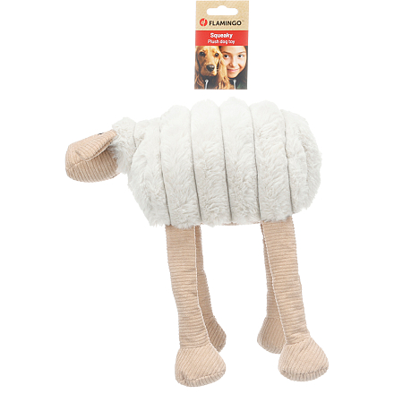 Flamingo Hondenspeelgoed Ribola Liggend Beige S