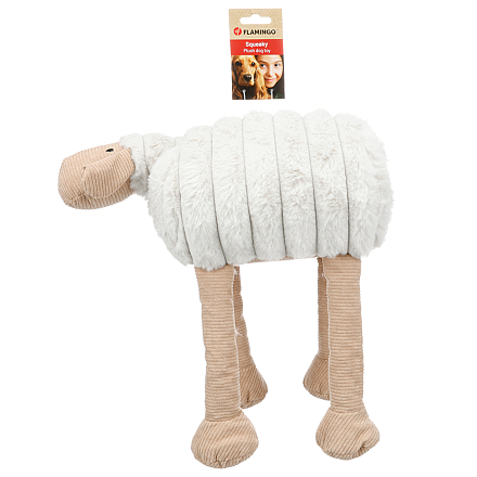 Flamingo Hondenspeelgoed Ribola Liggend Beige L