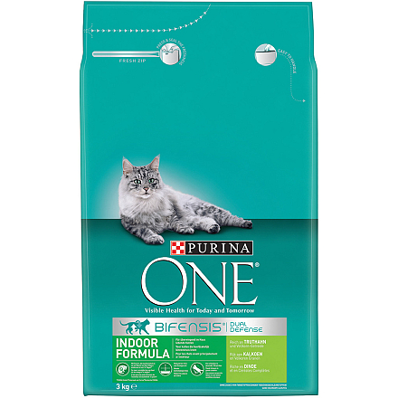 One kattenvoer Indoor kalkoen 3 kg