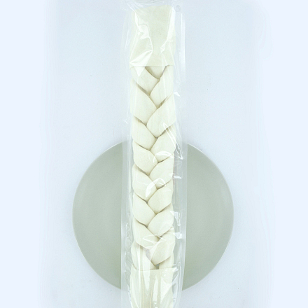 Landman Witte Vlechtstaaf 45 cm 1 st